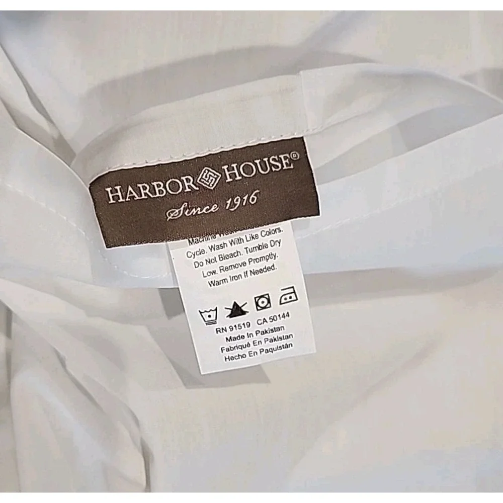 PAIR Harbor House LORELAI‎ King Pillow Shams 100% Cotton TROPICAL COASTAL BEACH